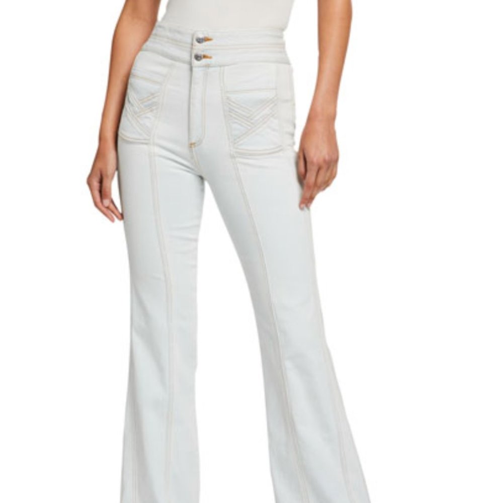 COPY - Veronica Beard Farrah Wide-Leg Jeans